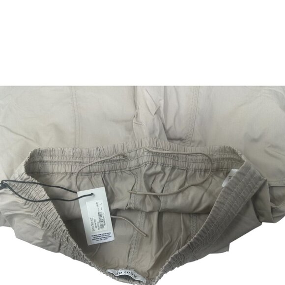 New Agolde Dakota Track Pant In Truffle Size Large Wide Leg Cotton Lightweight - Picture 11 of 16